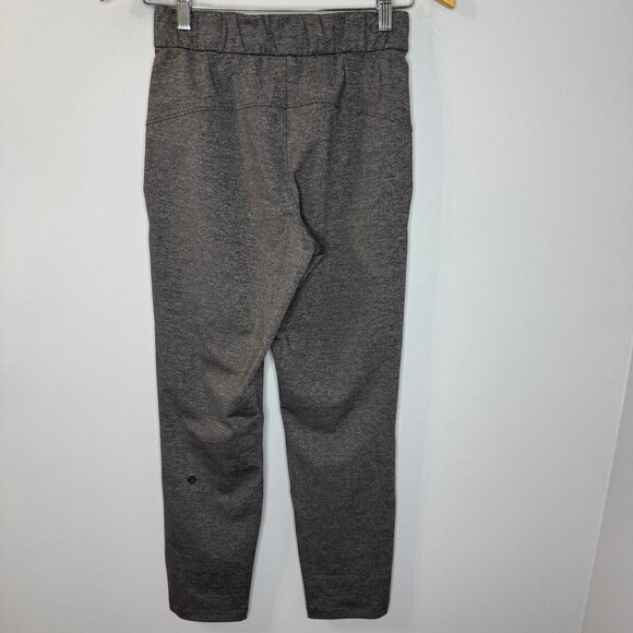 Lululemon Pants On The Fly 27" Heathered Black Women’s 2 - Picture 8 of 10